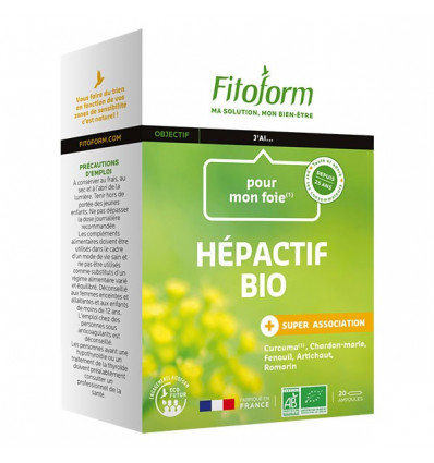 Hépactif BIO - 20 ampoules